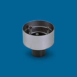 Aluminijasti podometni nosilec talne sesalne vtičnice FLOOR Ø 50, z ravnim priklopom