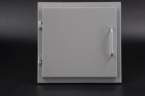Vrata jaška za perilo standard 300 mm, RAL 7037 - slika 5