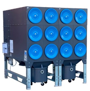 Odsesovalna filtrirna naprava 11kW, 6600 m3/h, 12 kartuš