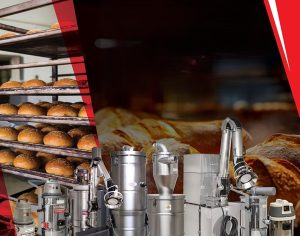 Industrijski sesalniki in filtrirne naprave za živilsko perdelovalno industrijo in pekarne