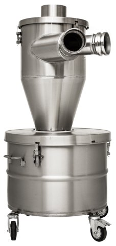 Ciklonski Atex separator, nerjaveče jeklo, 100L, 100 mm - slika 3