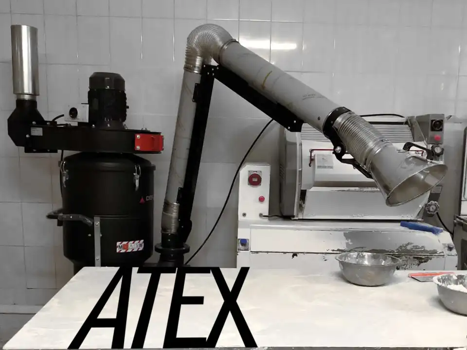 Odsesovalna mobilna filtrirna naprava DF22 DEX Atex+roka 3m - slika 5