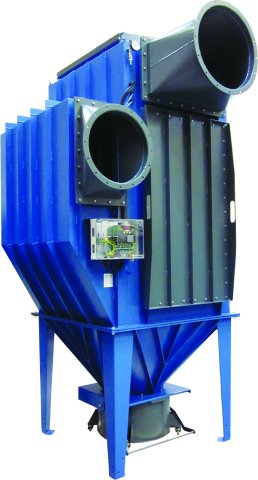 Filtrirna Atex naprava s spodnjim izmetom v kontejner, air clean